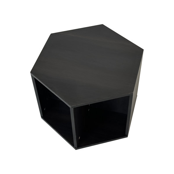 Ebern Designs 23.62'' Hexagonal Coffee Table Side Table Nightstand